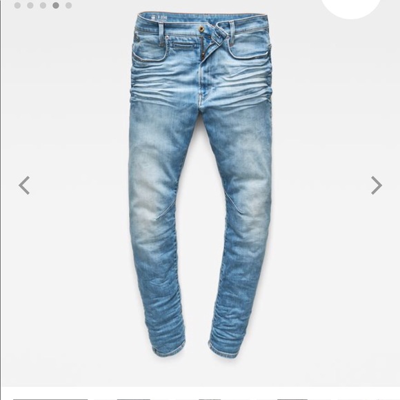 g star raw size chart